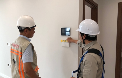 Tiến độ thi công Cơ Điện tại The Legend tuần thứ 27